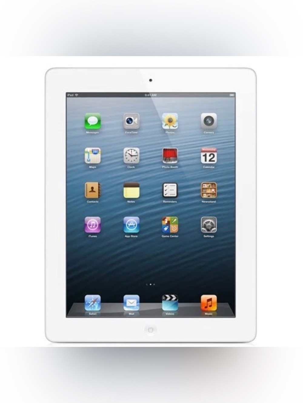 Apple iPad 4th Gen 16GB WiFi White + Case | Fully Working